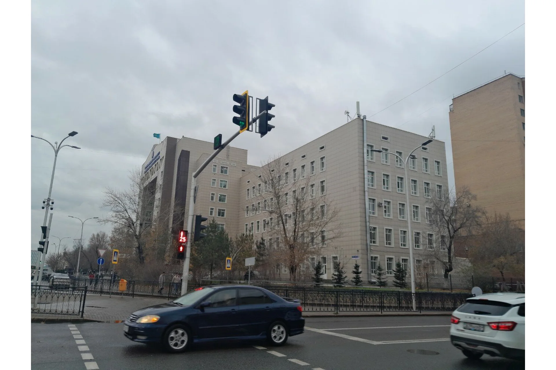 Astana Medical University campus and university infrastructure